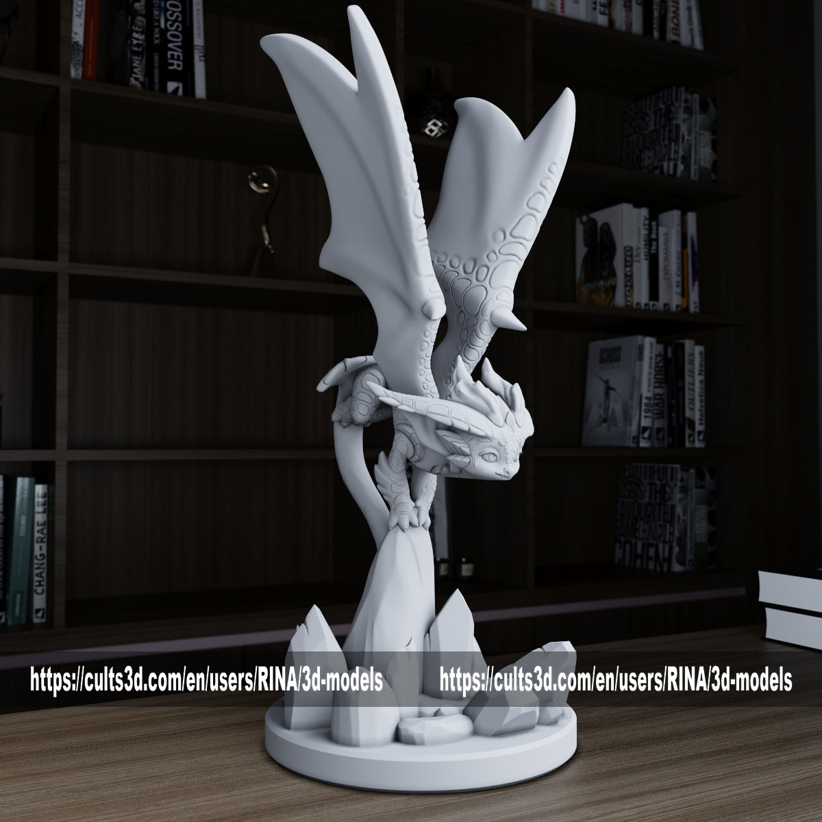 Smolder 3D Printed Figure