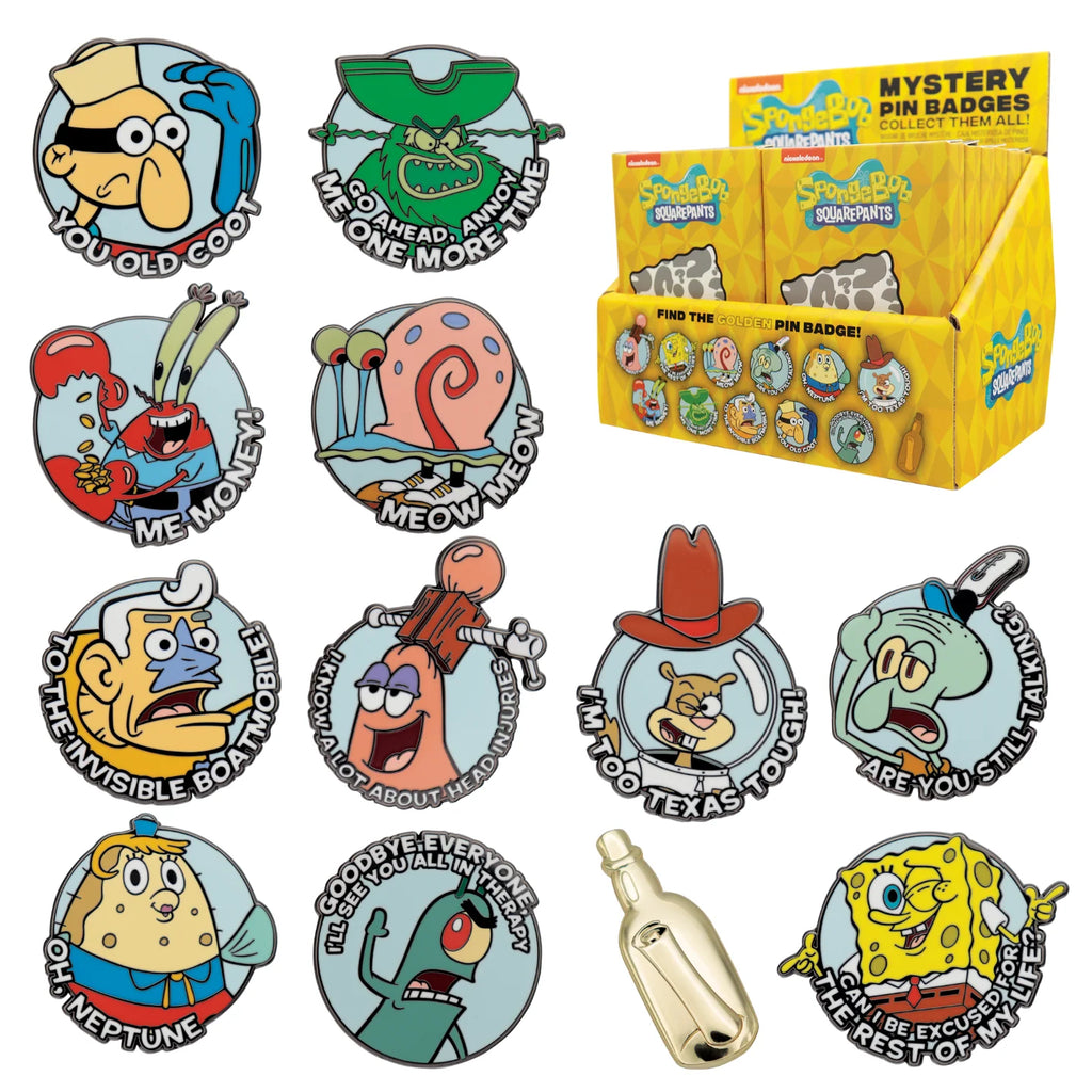 SpongeBob SquarePants Mystery Pin Badge CDU