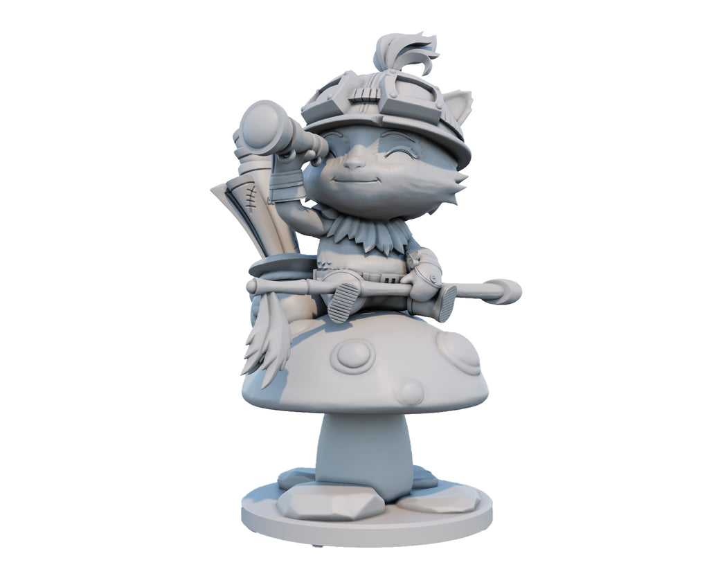 Teemo 3D Printed Figure
