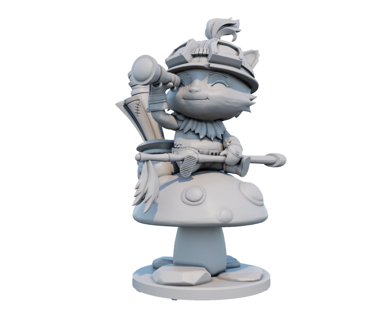 Teemo 3D Printed Figure