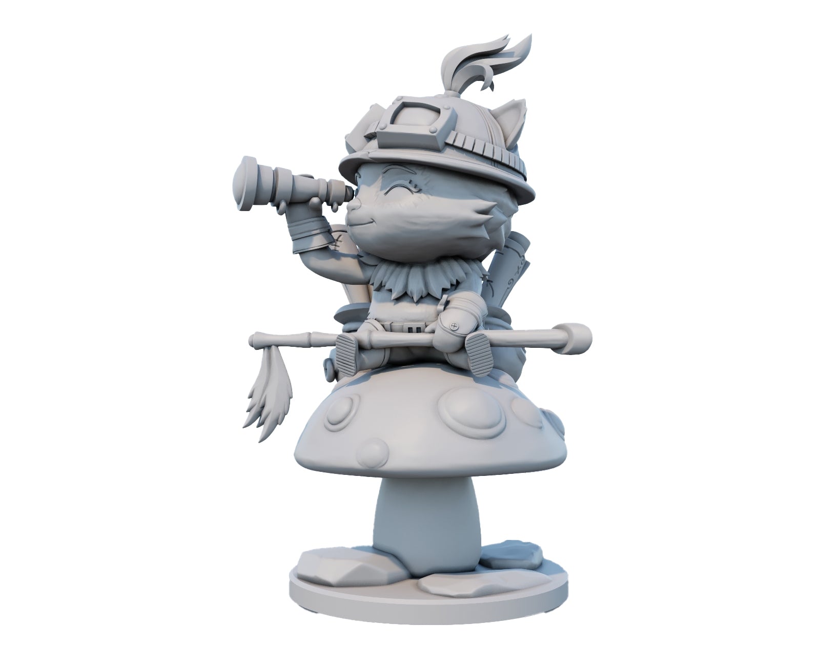 Teemo 3D Printed Figure