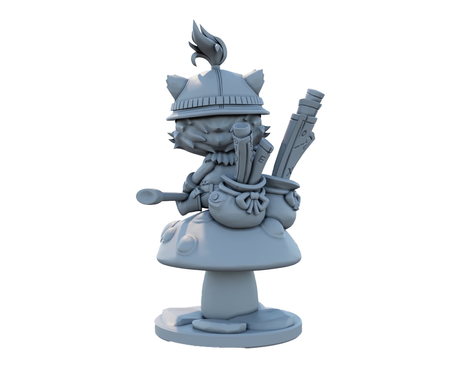 Teemo 3D Printed Figure