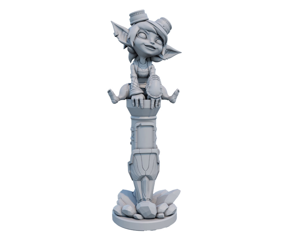 Tristana 3D Printed Figure