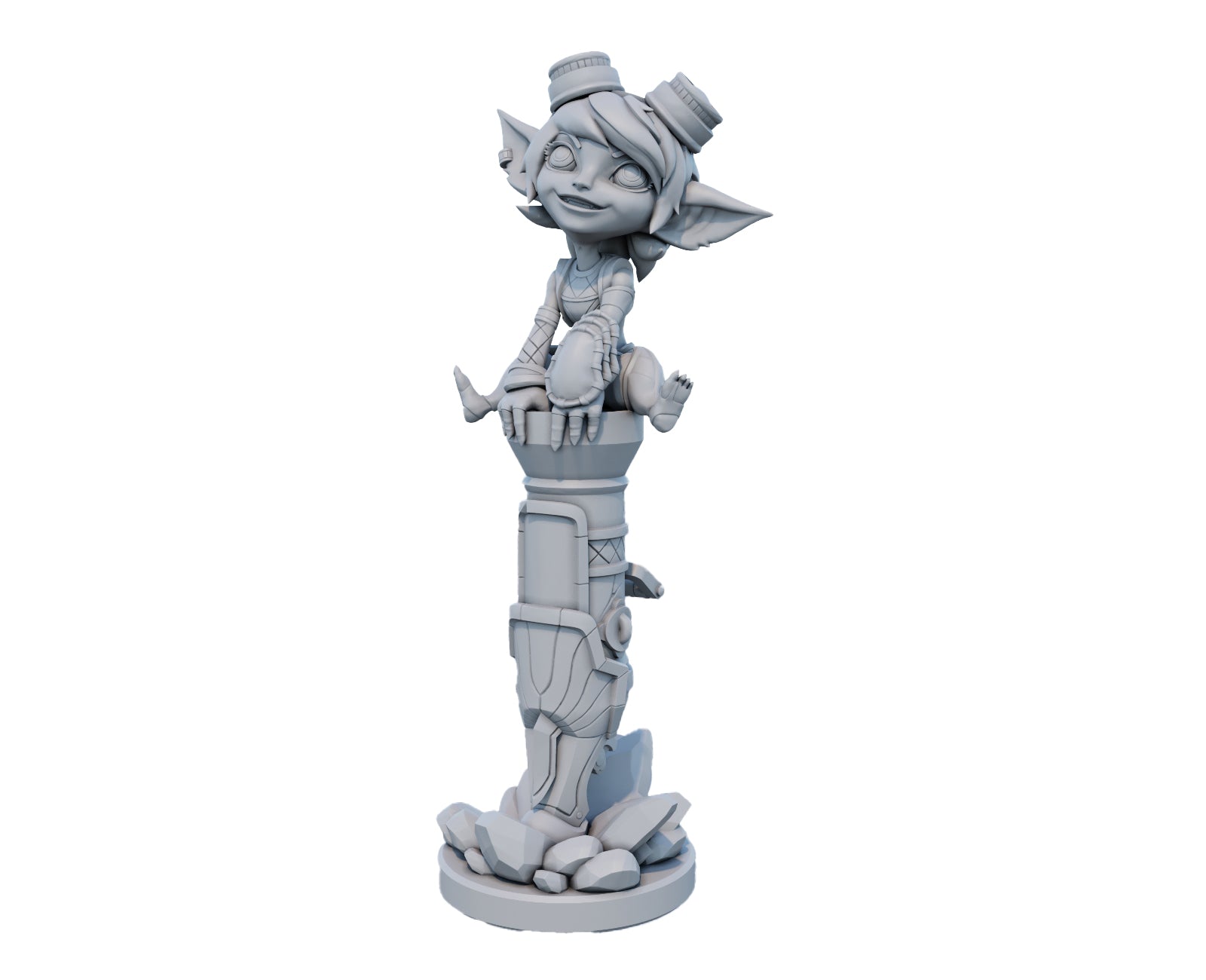 Tristana 3D Printed Figure