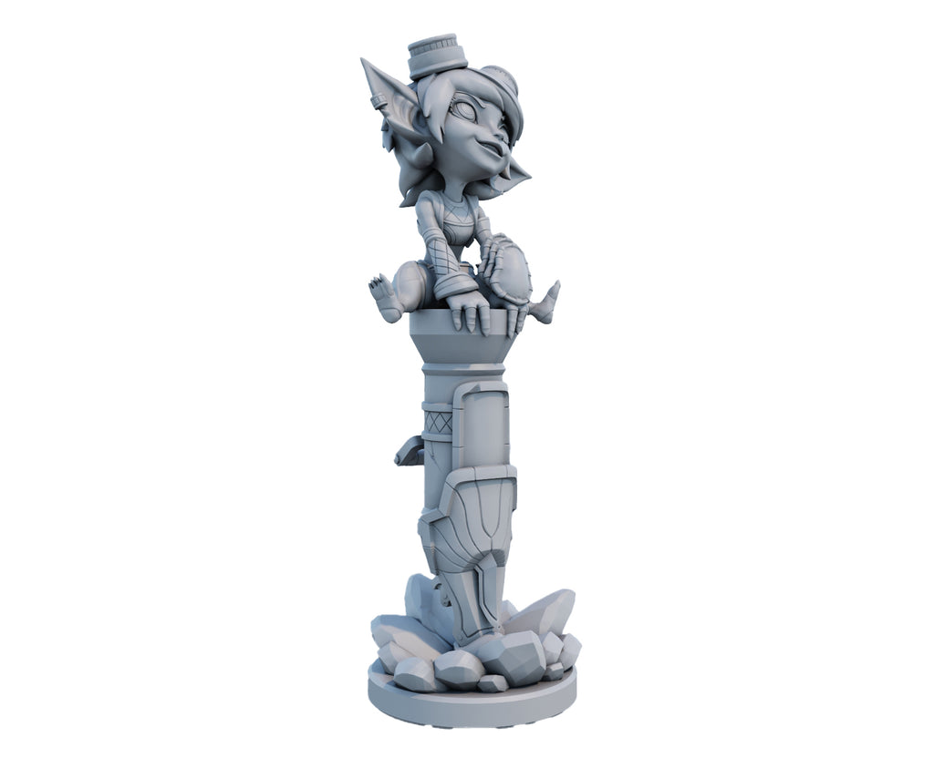Tristana 3D Printed Figure
