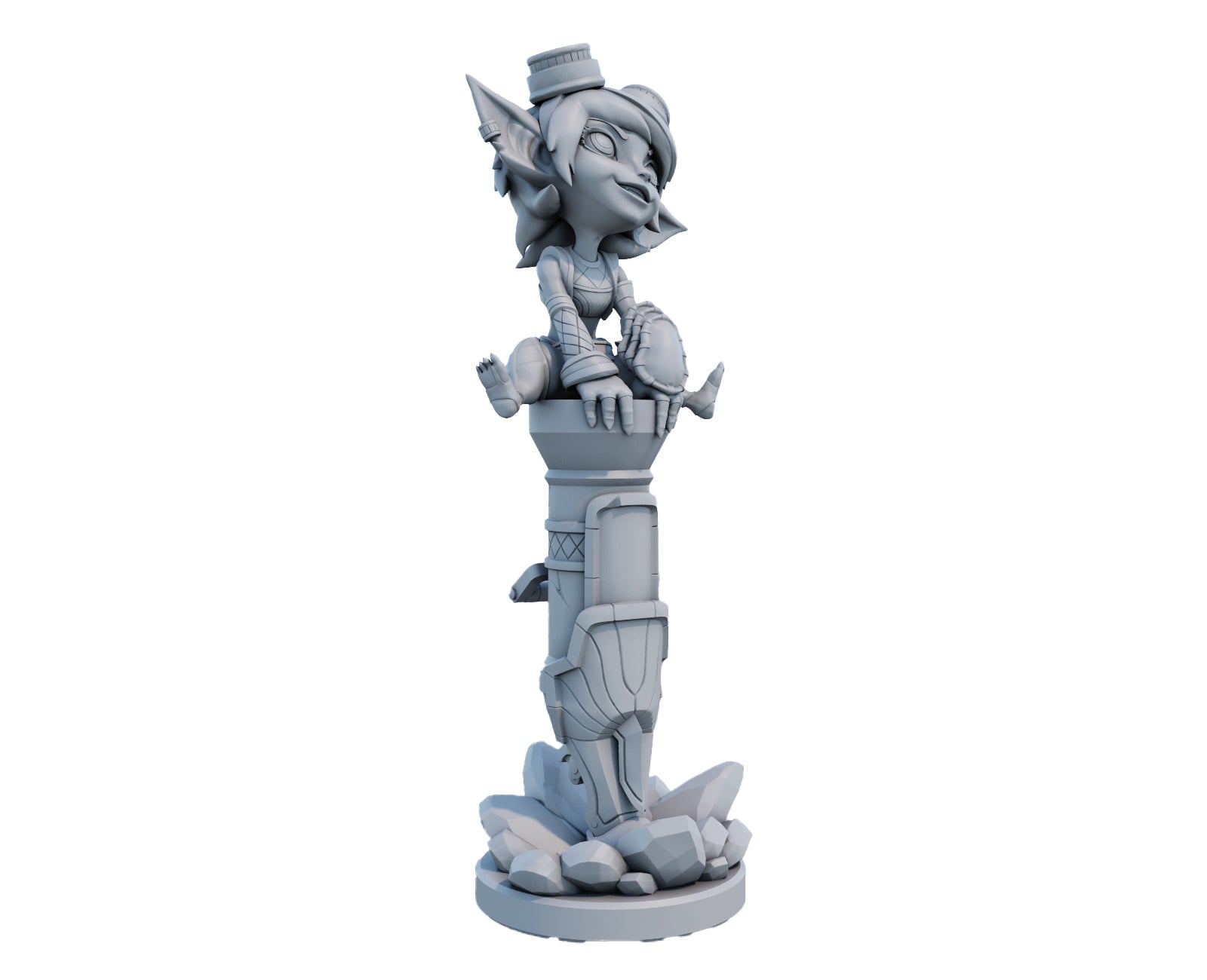Tristana 3D Printed Figure