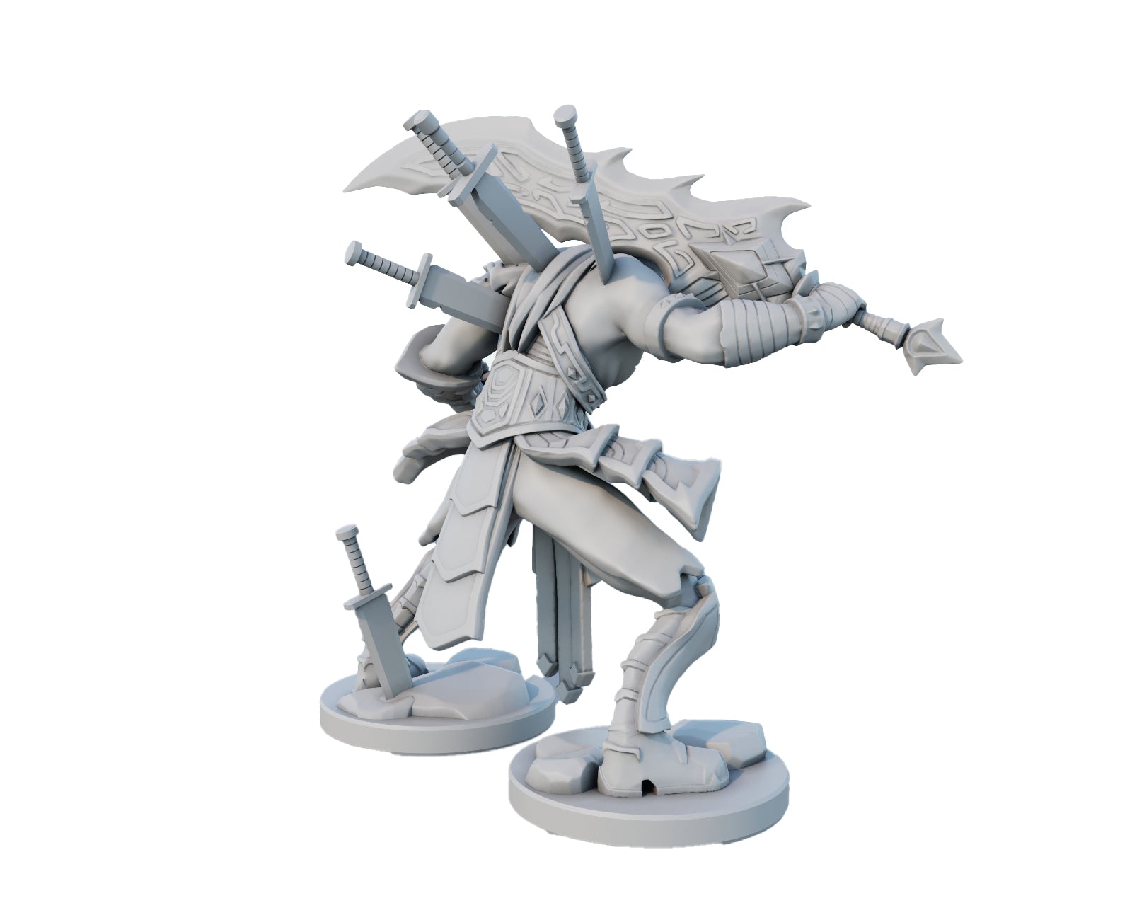 Tryndamere 3D Printed Figure