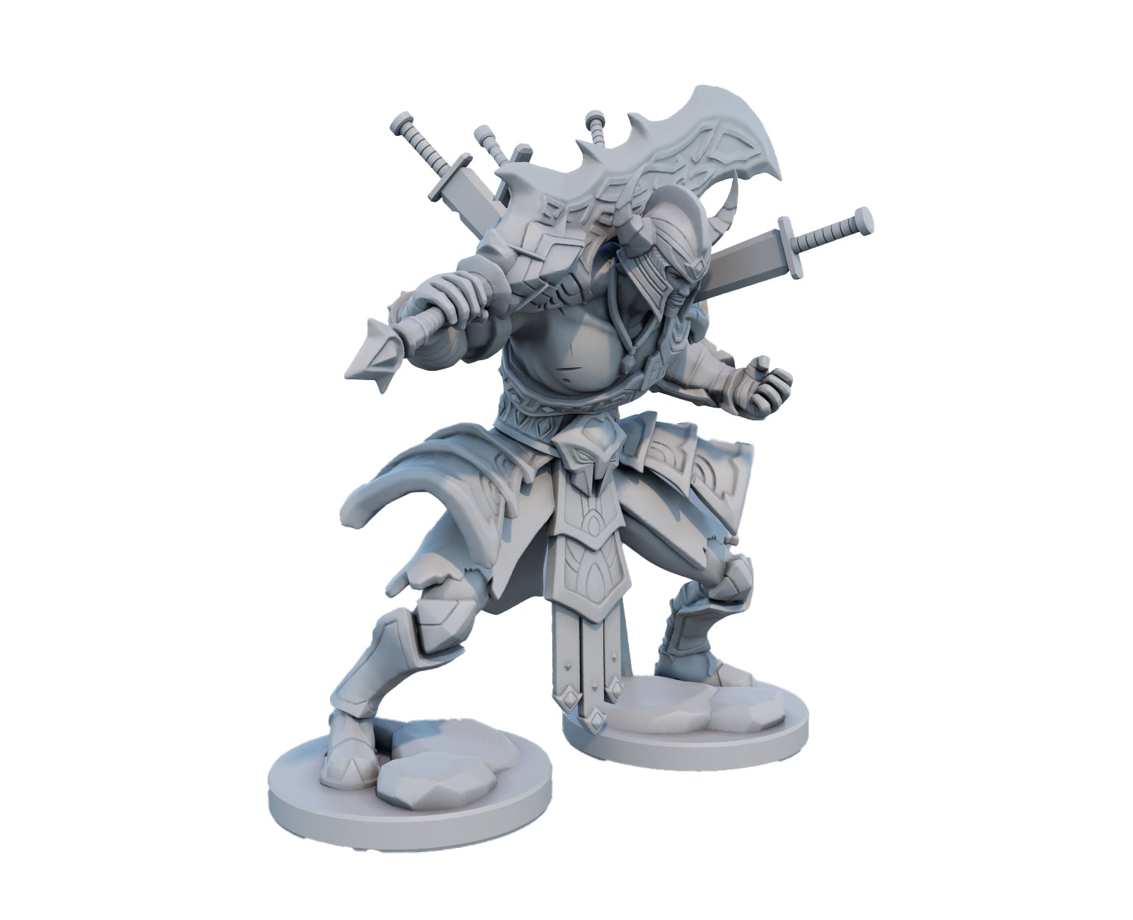 Tryndamere 3D Printed Figure