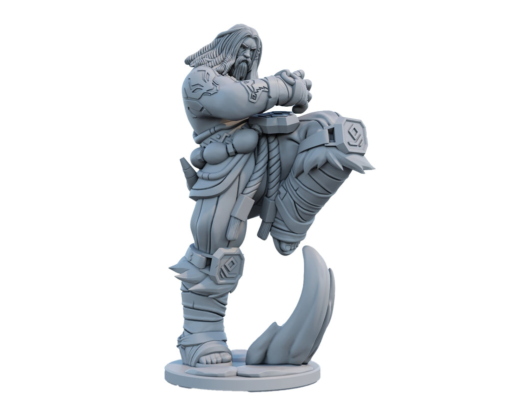 Udyr 3D Printed Figure