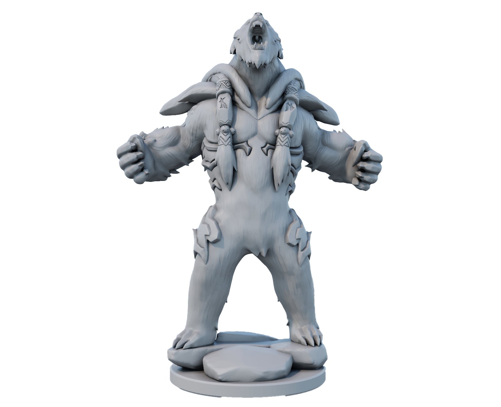 Volibear 3D Printed Figure