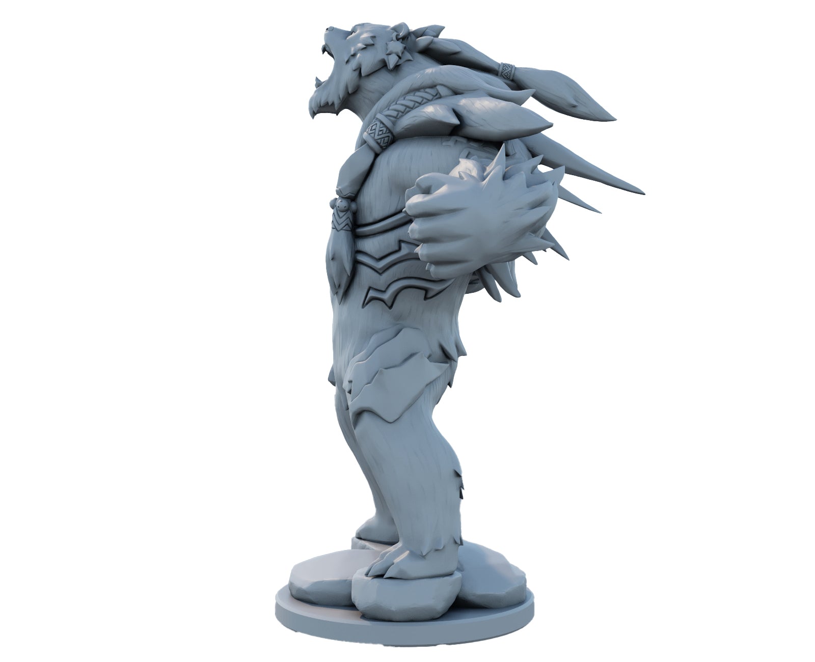 Volibear 3D Printed Figure