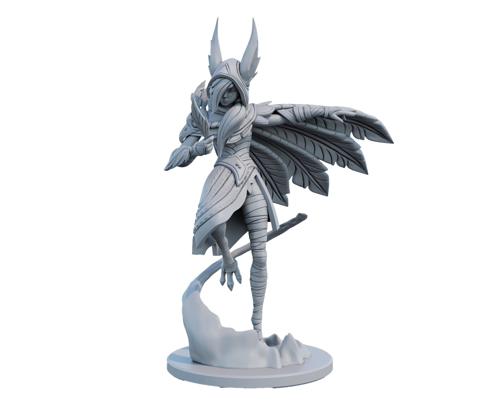Xayah 3D Printed Figure