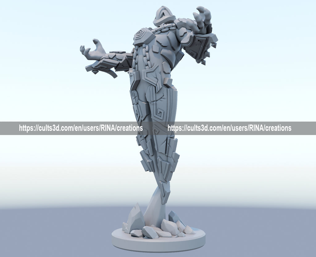 Xerath 3D Printed Figure