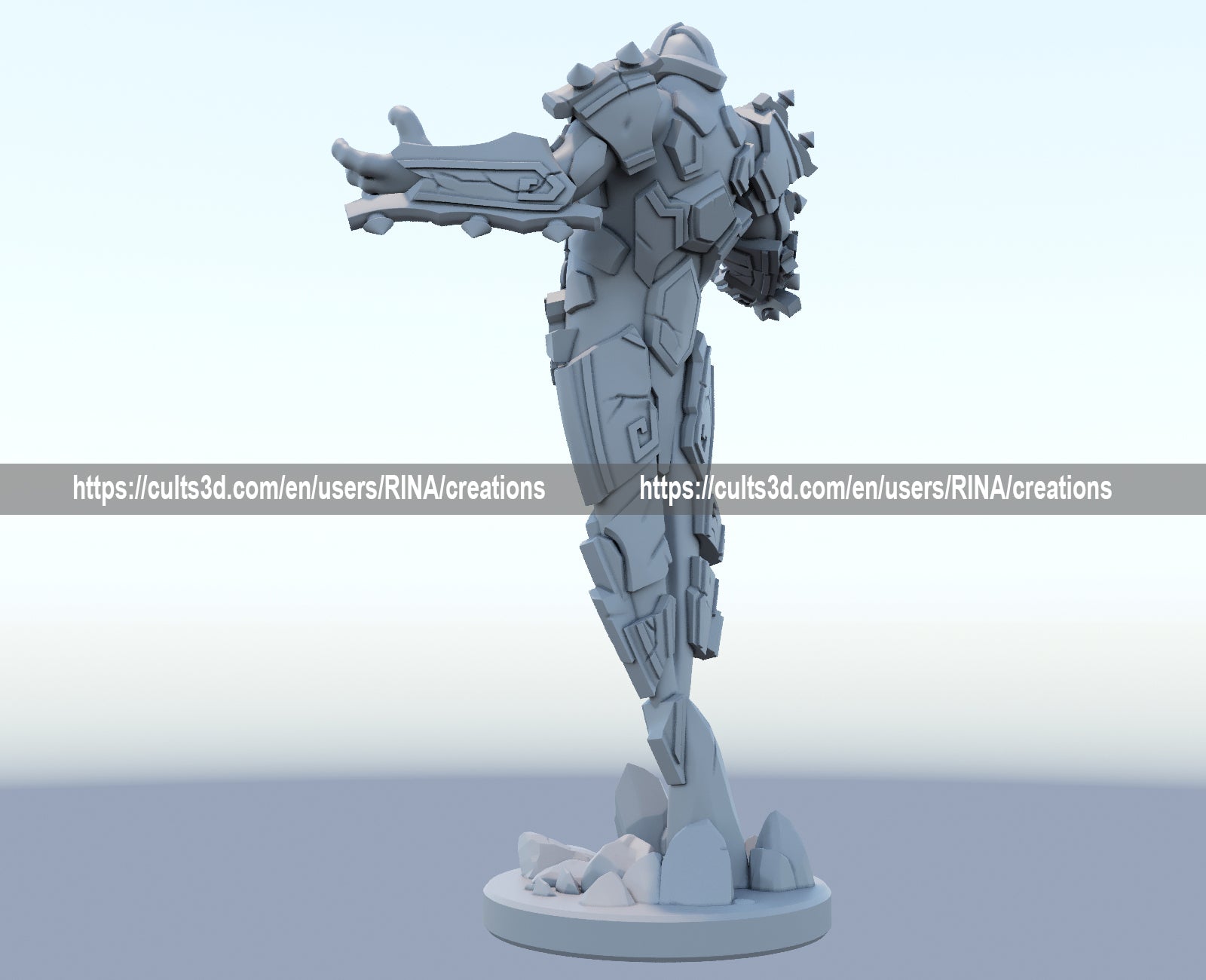 Xerath 3D Printed Figure