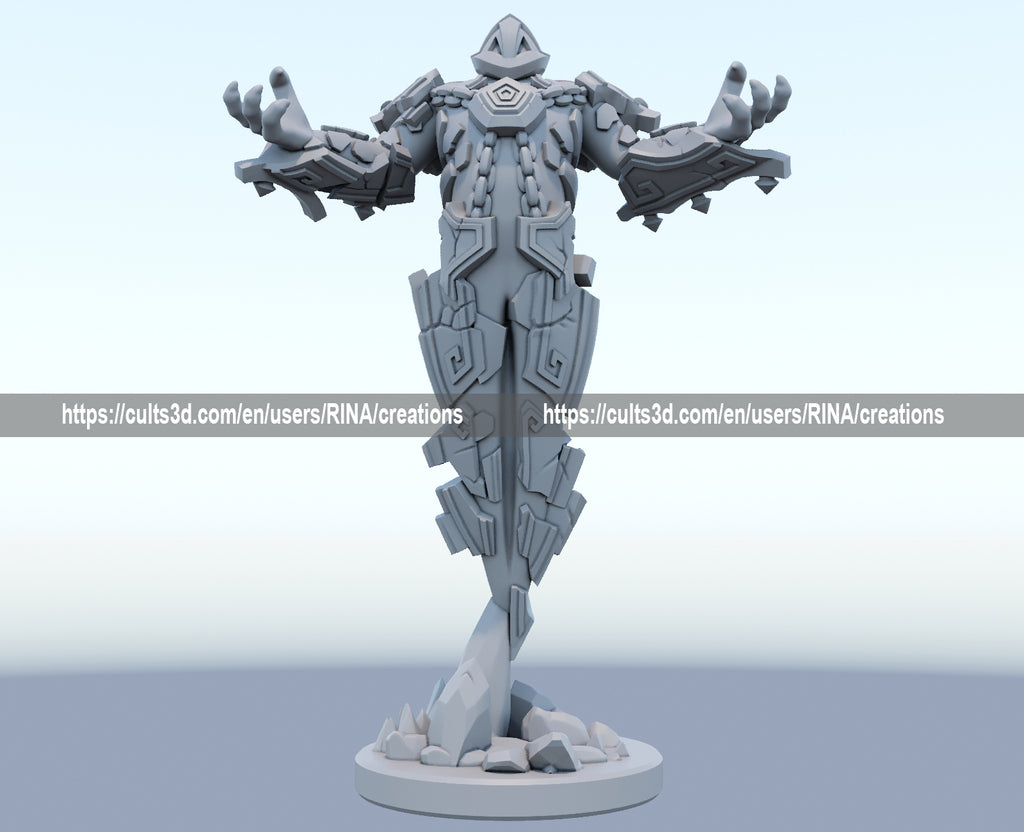 Xerath 3D Printed Figure