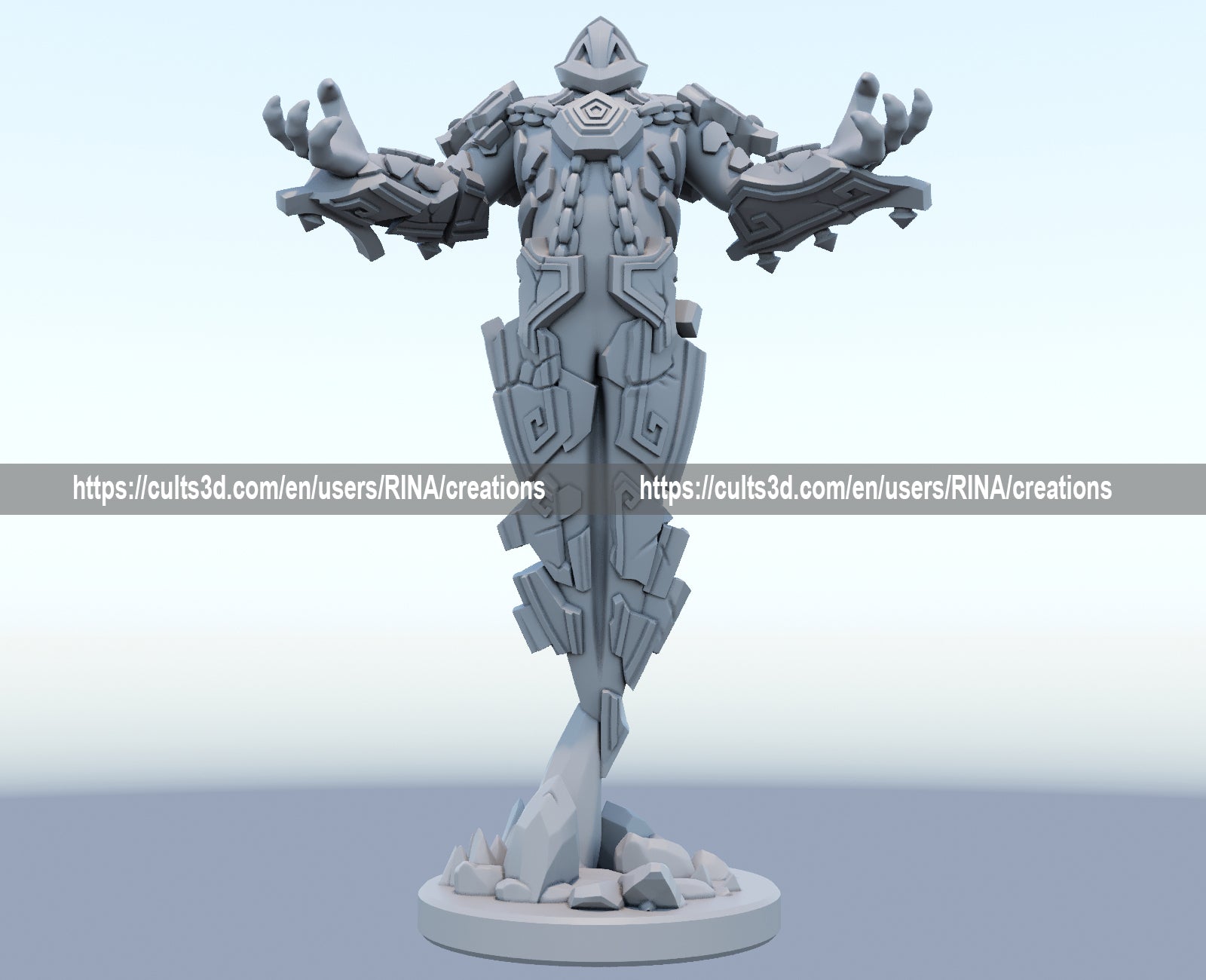 Xerath 3D Printed Figure