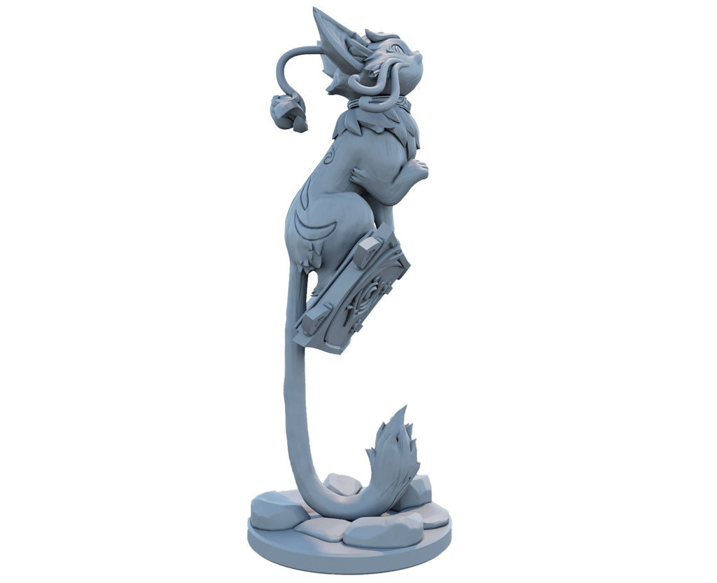 Yuumi 3D Printed Figure