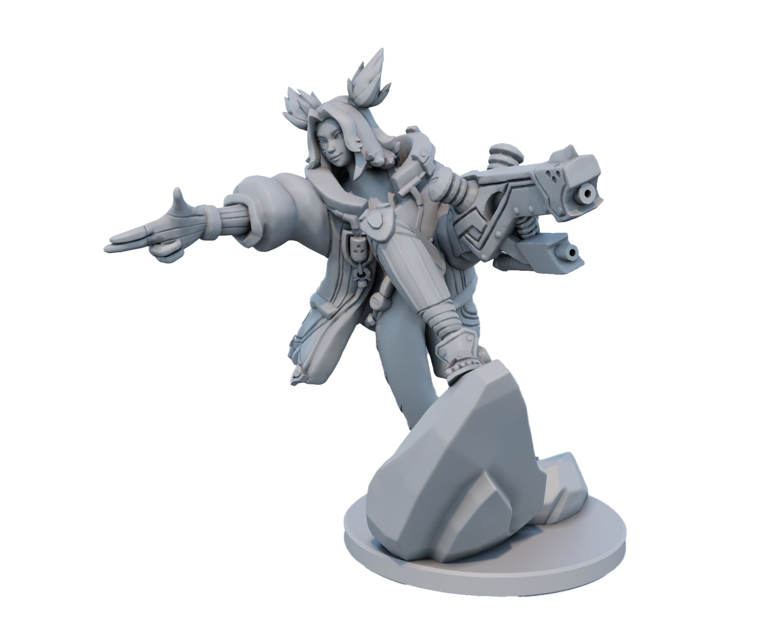 Zeri 3D Printed Figure